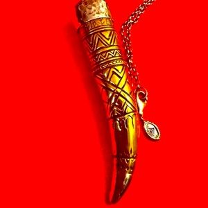 WOW POSHMARK - Authentic Silpada Sterling Silver XL Horn Pendant & Necklace